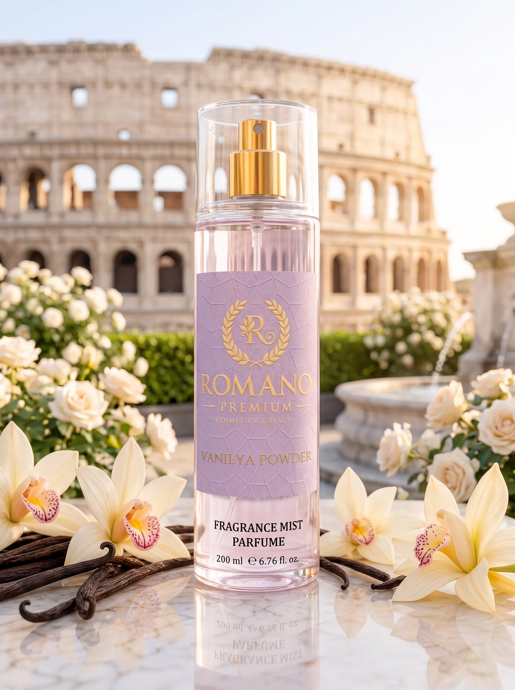 Romano Vanilya Powder 200 ml Kalıcı Parfüm Esanslı