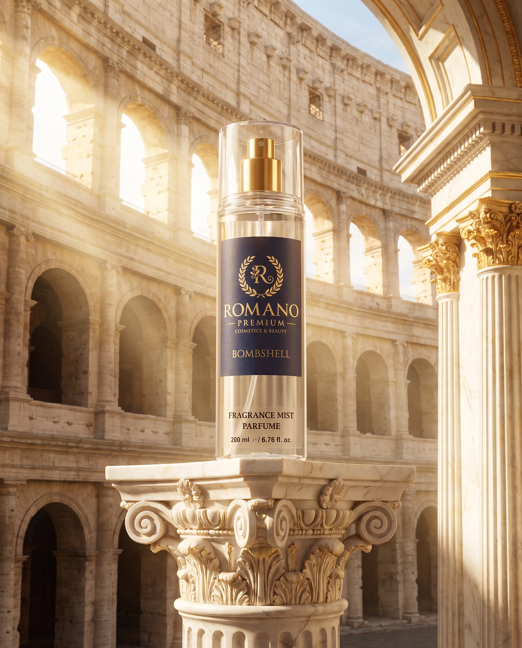 Romano Bombshell Vücut Spreyi 200 ml Kalıcı Parfüm Esanslı