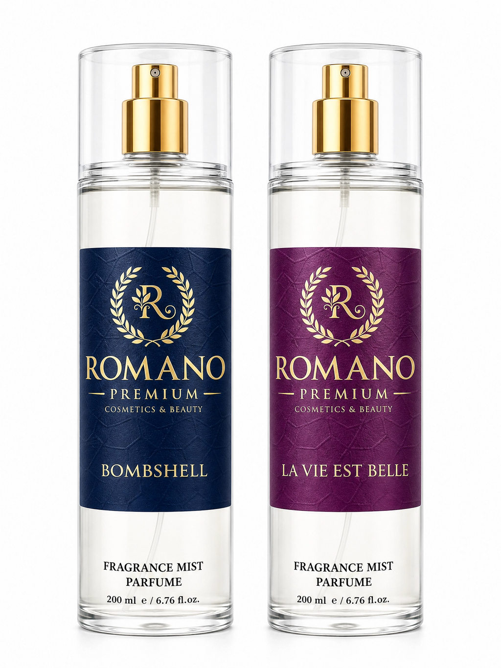 Romano Bombshell-La Vie Est Belle Ikili Set Vücut Spreyi 200 ml Kalıcı Yüksek Esans