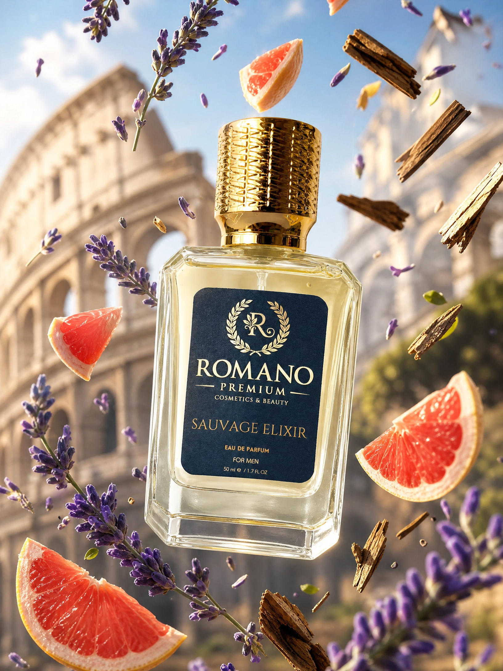ROMANO PREMIUM SAUVAGE ELİXİR 50 ML KALICI ERKEK PARFÜM